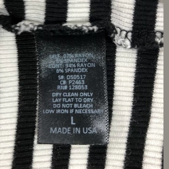 Potter’s Pot Stretch Knit T-Shirt Dress L Stripe - Picture 7 of 7